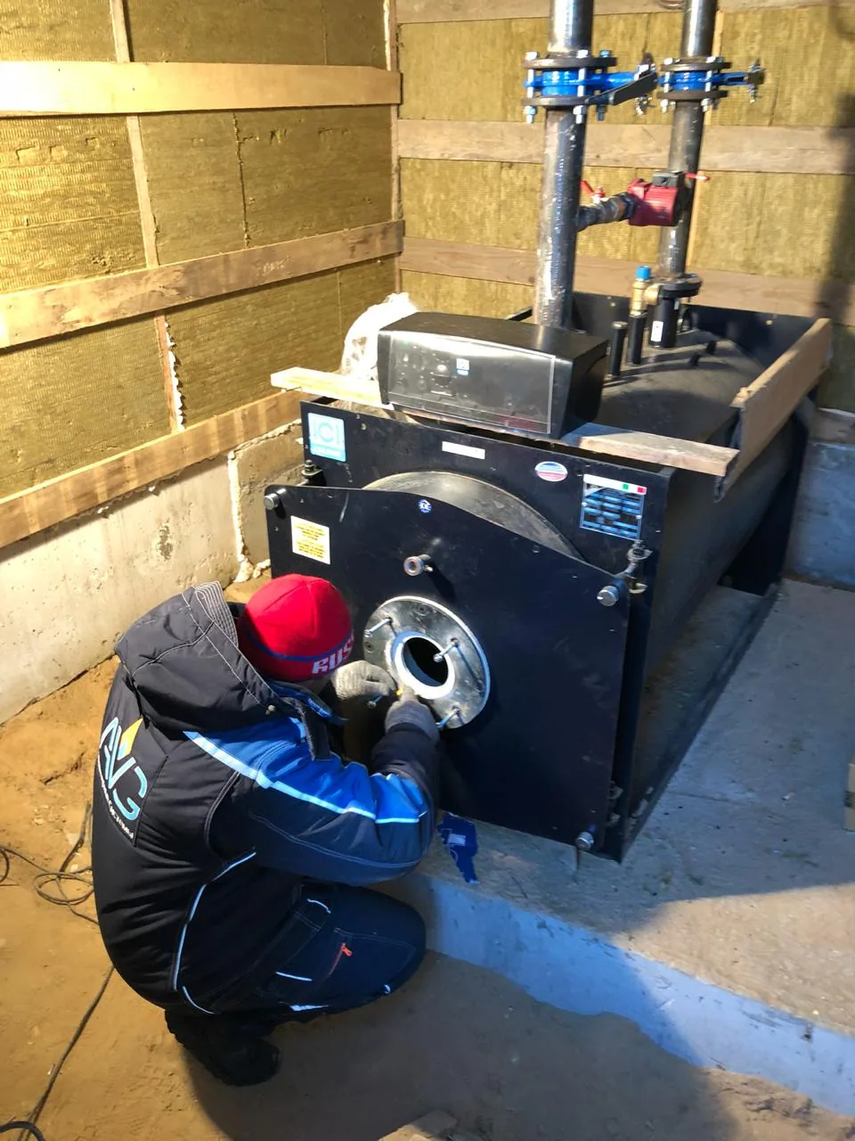 Монтаж временной дизельной котельной 400 кВт — миниатюра 3