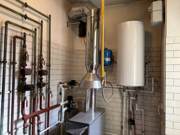 Замена котла и установка косвенного водонагревателя